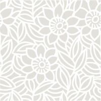 Elegant Seamless Pattern of Delicate Flowers and Leaves in a Light Beige Color Palette vector