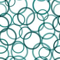 Teal Circle Pattern Seamless Design Background Texture vector