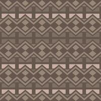 Abstract Geometric Pattern with Brown and Beige Shades Seamless Design for Fabric Textile Wallpaper Background vector