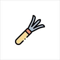 A flat icon of a gardening tool vector
