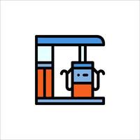 A machine with a coffee maker and a cup vector