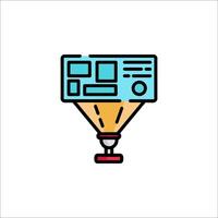 A pencil with a paper in it on a white background vector