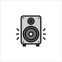 Speaker icon on white background vector