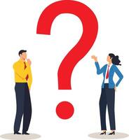 People frequently asked questions around question marks, Answer to question concept, vector