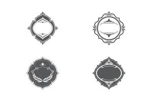 Elegant Vintage Frames - Ornat Illustration Set for Art and Design Projects vector