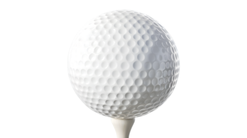 Golf Ball on Tee HighResolution Image for Sports Recreation and Design Project png