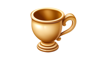 Golden Trophy Cup for Awards and Recognition png
