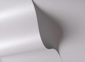 Elegant off-white paper texture with a pearlescent gloss and subtle wavy curves. Shiny, reflective photo