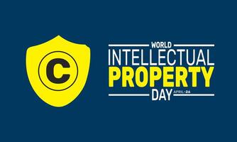 World Intellectual Property Day promotes the value of intellectual property in fostering creativity and innovation. Learn how IP protection can boost economic growth and inspire new ideas worldwide. vector