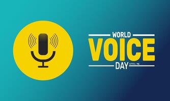 The human voice is a powerful tool. On World Voice Day, we recognize its role in connecting us and expressing emotions, ideas, and creativity. vector