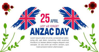 Anzac Day is a time of solemn reflection in Australia and New Zealand, remembering the men and women who served and died in wars, especially those who participated in the Gallipoli campaign. vector