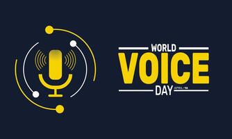 World Voice Day promotes vocal health awareness across the globe. Take steps to protect your voice and learn more about maintaining vocal strength. vector