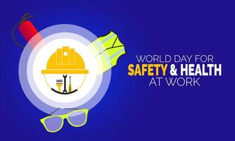 A global event focused on improving safety practices and reducing workplace hazards to protect employees' health. vector