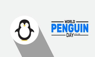 Celebrate World Penguin Day with fun facts about penguins and their habitat. Discover unique insights into penguin behavior and conservation efforts. vector