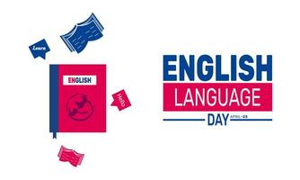 English Language Day reminds us of the global influence of English. The day promotes language learning, cultural exchange, and appreciation for the diverse forms of expression within English. vector