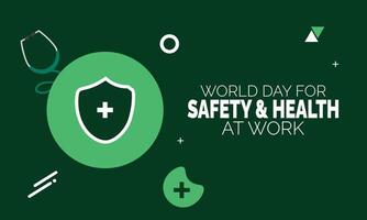 Promote safer workplaces worldwide by recognizing the importance of health and safety practices at work. vector