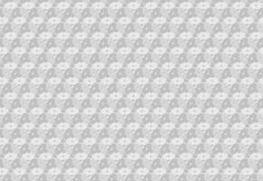 Subtle grayscale geometric pattern. Repeating cubelike motifs create a sophisticated, minimalist texture. vector