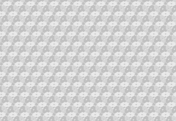 Subtle grayscale geometric pattern. Repeating cubelike motifs create a sophisticated, minimalist texture.