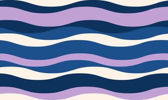 Serene abstract wave pattern in calming blues and purples. Perfect for website backgrounds, textile designs, or social media graphics. vector