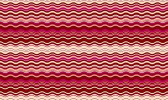 Vibrant wavy stripes in rich reds and creams create a dynamic, repeating pattern. Perfect for backgrounds, textiles, or website designs, this image evokes energy and movement. vector