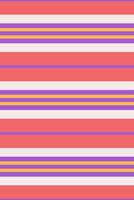 Choose seamless textile, trim pattern background texture. Children fabric vertical lines stripe in violet and red colors. vector
