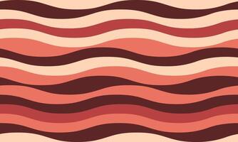 Abstract wavy stripes in earthy tones. Perfect for backgrounds, textiles, or branding projects seeking a retro yet modern aesthetic. vector
