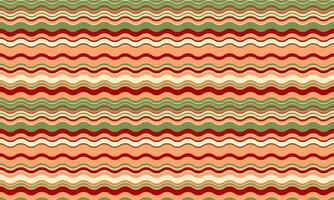 Vibrant wavy stripes pattern in autumnal hues. Perfect for textile design, website backgrounds, or festive projects. Creates a sense of warmth and rhythm. vector