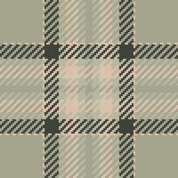 Elegant neutral plaid pattern, perfect for textile design, fashion, or website backgrounds. Subtle color palette creates a sophisticated and calming aesthetic. vector