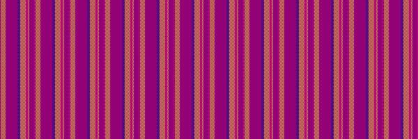 Smerican textile background pattern, rectangle seamless stripe fabric. Fiber lines texture vertical in pink and amber colors. vector