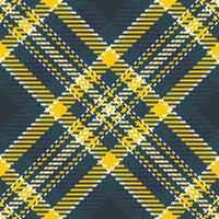 Vibrant yellow and teal plaid pattern. Perfect for textile design, fashion, or website backgrounds. This bold, geometric design evokes feelings of warmth and energy. vector