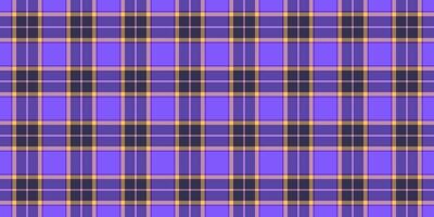 Layered tartan pattern, effect texture fabric background. Yard check textile seamless plaid in indigo and pastel colors. vector