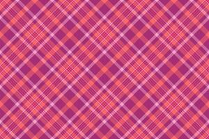 Vibrant coral and pink plaid pattern. Perfect for textile design, fashion, website backgrounds, or wrapping paper. vector