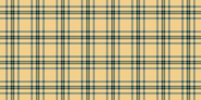 Premium plaid seamless, handkerchief pattern background fabric. Grand check tartan textile texture in pastel and amber colors. vector