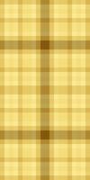 Subtle yellow and brown plaid pattern. Perfect for textile design, website backgrounds, or packaging. This classic texture evokes feelings of warmth, comfort, and rustic charm. vector