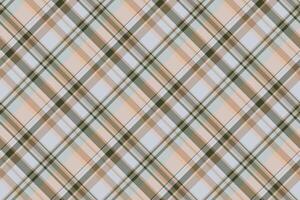 Summer textile check texture, table cloth background pattern. Backdrop plaid seamless fabric tartan in pastel and amber colors. vector