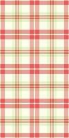 Slim pattern texture, valentine textile check tartan. Diagonal seamless plaid fabric background in light and red colors. vector