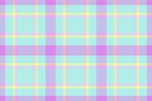 Pastel plaid pattern. Sweet, subtle herringbone texture in soft purple, yellow, and mint green. Ideal for textile design, backgrounds, and website themes. vector