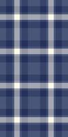 Elegant navy and cream plaid pattern. Perfect for textile design, website backgrounds, or stationery. Subtle yet sophisticated, this seamless texture offers a versatile and timeless aesthetic. vector