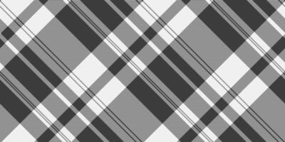 Sleek grayscale plaid pattern. Perfect for textile design, website backgrounds, or any project needing a sophisticated, geometric texture. vector