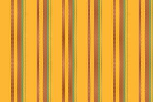 Layout pattern texture vertical, living room seamless fabric background. Trand lines stripe textile in amber and red colors. vector
