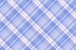 Serene blue and white plaid pattern. Perfect for backgrounds, textiles, or website designs. Subtle yet stylish, this diagonal check evokes feelings of calm and order. vector