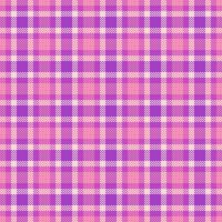 Elegant pastel pink and purple plaid pattern. Perfect for textile design, fashion, or website backgrounds. This soft, repeating texture evokes feelings of warmth and femininity. vector