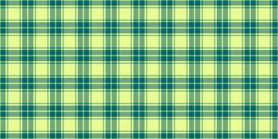 Stripe check pattern plaid, store textile seamless fabric. Art background tartan texture in lime and cyan colors. vector