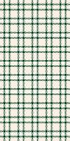 Elegant cream and forest green plaid pattern. Perfect for textile design, backgrounds, or wrapping paper. This classic check evokes feelings of warmth and sophistication. vector