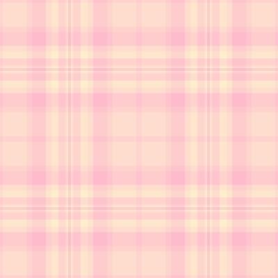 Soft pastel pink and cream plaid pattern. Perfect for backgrounds, textures, or feminine designs. Subtle and elegant, this image evokes feelings of calm and serenity.