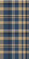 Sophisticated navy and beige plaid pattern. Ideal for textile design, apparel, website backgrounds, and stationery. vector