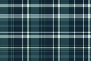 Sophisticated teal and navy plaid pattern. Ideal for textile design, website backgrounds, or fashion projects. vector