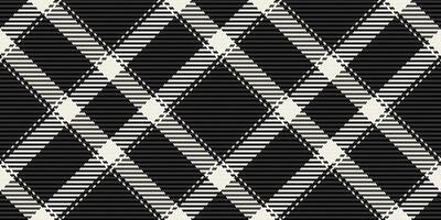 Sleek black and white plaid pattern. Perfect for textile design, fashion, website backgrounds, and branding. vector