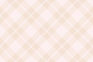 Subtle beige plaid pattern. Elegant, seamless texture ideal for backgrounds, textiles, or website designs. Evokes feelings of calm and sophistication. vector