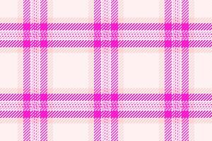 Vibrant pink and peach plaid pattern. Perfect for textile design, fashion, branding, websites, and more. vector